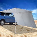 Weisshorn Car Shade Awning 2 X 3M W/ Extension 3 X 2M   Grey