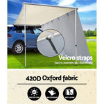 Weisshorn Car Shade Awning 2.5 X 3M W/ Extension 3 X 2M