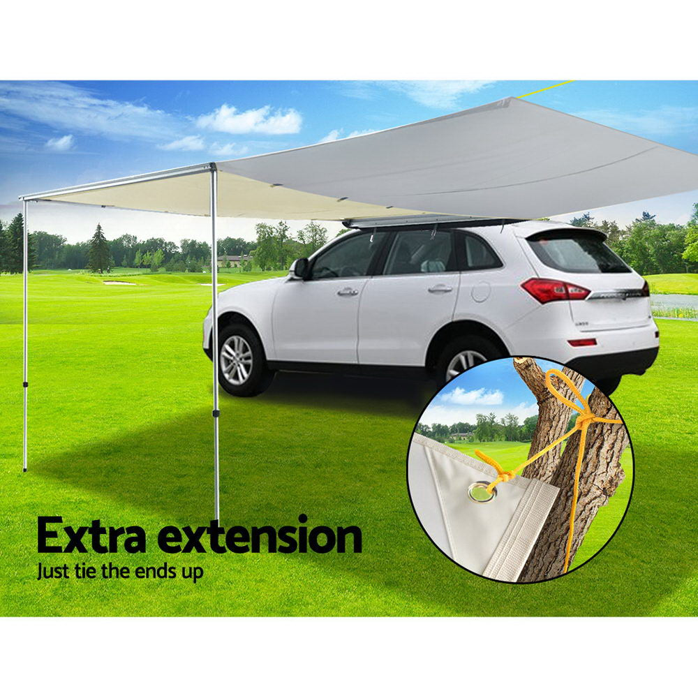 Weisshorn Car Shade Awning 2.5 X 3M W/ Extension 3 X 2M