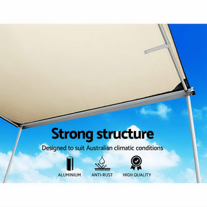 Car Shade Awning 2.5 x 3M - Beige