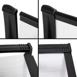 Instahut 1X1.2M Window Door Awning Canopy Rain Cover Sun Shield