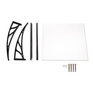 Instahut 1X1.2M Window Door Awning Canopy Rain Cover Sun Shield