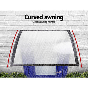 Instahut 1X1.5M Window Door Awning Canopy Rain Cover Sun Shield