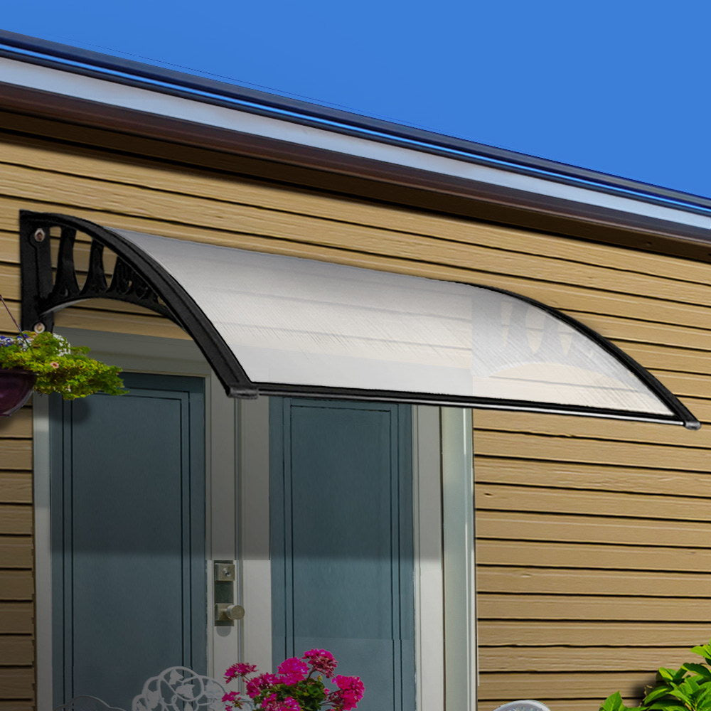 Instahut 1X1.5M Window Door Awning Canopy Rain Cover Sun Shield