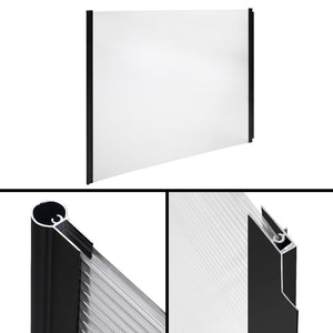 Instahut DIY Window Door Awning Shade 1 x 2m - Transparent