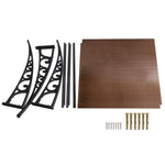 Instahut DIY Window Door Awning Shade 1 x 2m - Brown