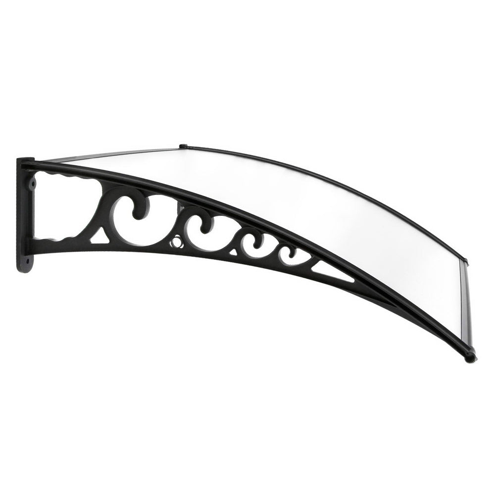 Instahut DIY Window Door Awning Shade 1 x 3m - Transparent