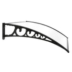 Instahut DIY Window Door Awning Shade 1 x 3m - Transparent