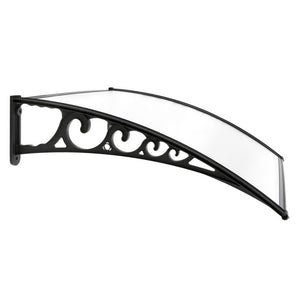 Instahut DIY Window Door Awning Shade 1 x 3m - Transparent