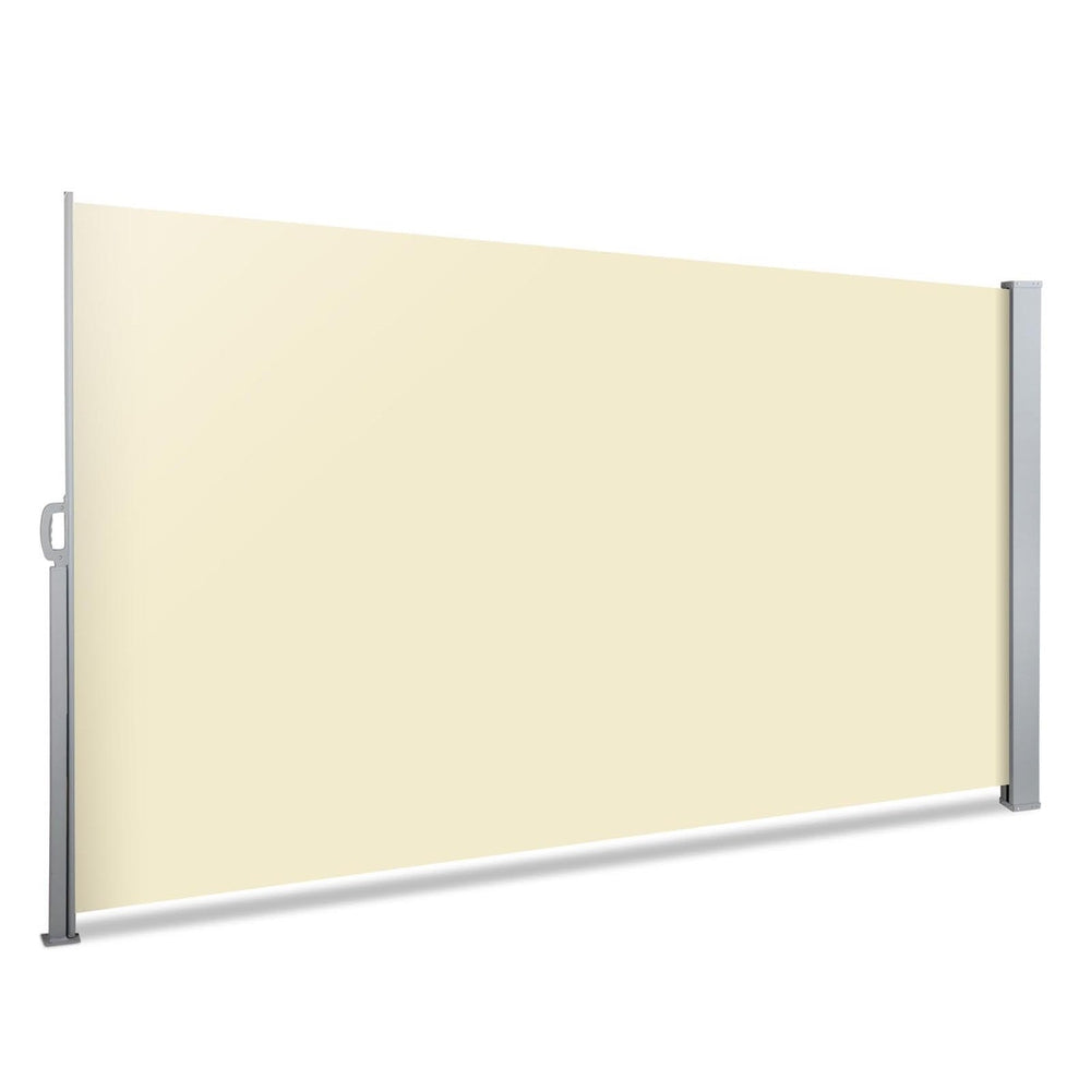 Instahut Retractable Side Awning Shade 2 x 3m - Beige
