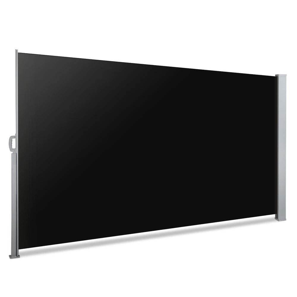 Instahut Retractable Side Awning Shade 2 x 3m - Black