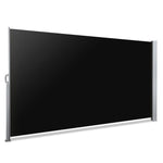 Instahut Retractable Side Awning Shade 2 x 3m - Black
