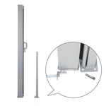 Instahut Retractable Side Awning Shade 2 x 3m - Black