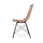 Artiss Set of 4 PE Wicker Dining Chair - Natural