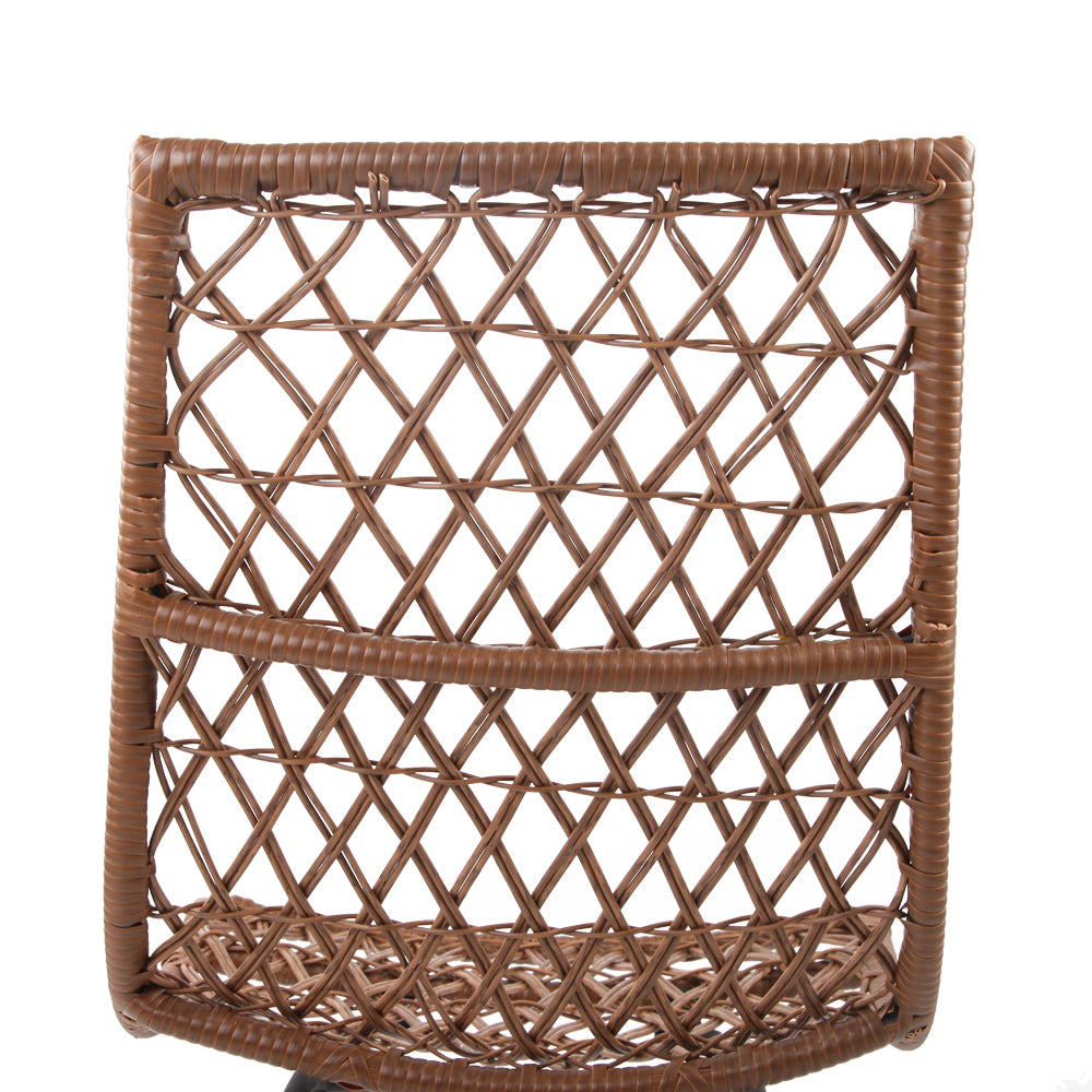 Artiss Set of 4 PE Wicker Dining Chair - Natural