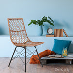 Artiss Set of 4 PE Wicker Dining Chair - Natural
