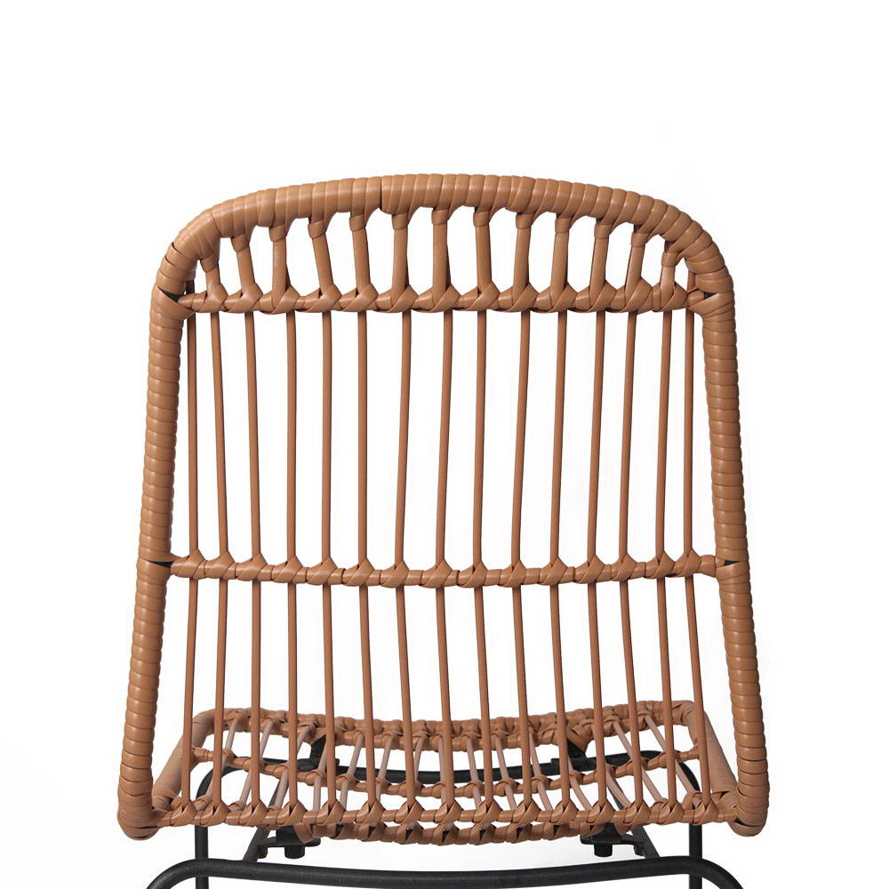 Artiss Set of 2 PE Wicker Dining Chair - Natural