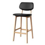 Artiss Set of 2 PU Leather Ramsey Bar Stools - Black