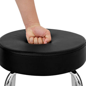 Artiss PU Leather Guitar Bar Stool - Black 