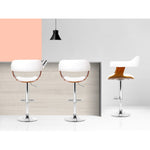 Artiss Wooden Bar Stool - White