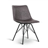 Artiss Set of 2 PU Leather Dining Chair - Walnut