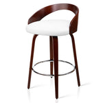 Artiss Set of 2 Wooden Bar Stools - White