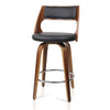 Artiss Set of 2 Wooden Bar Stools - Black