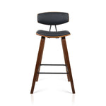 Artiss Set of 2 PU Leather Bar Stools - Black