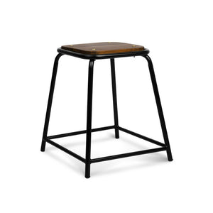 Artiss Set of 4 Pine Wood Bar Stools - Black