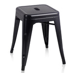 Artiss Set of 4 Metal Backless Bar Stools - Black