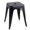 Artiss Set of 4 Metal Backless Bar Stools - Black