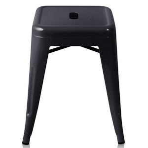 Artiss Set of 4 Metal Backless Bar Stools - Black