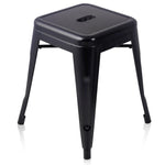 Artiss Set of 4 Metal Backless Bar Stools - Black