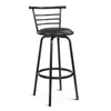 Artiss Set of 2 PU Leather Bar Stools - Black