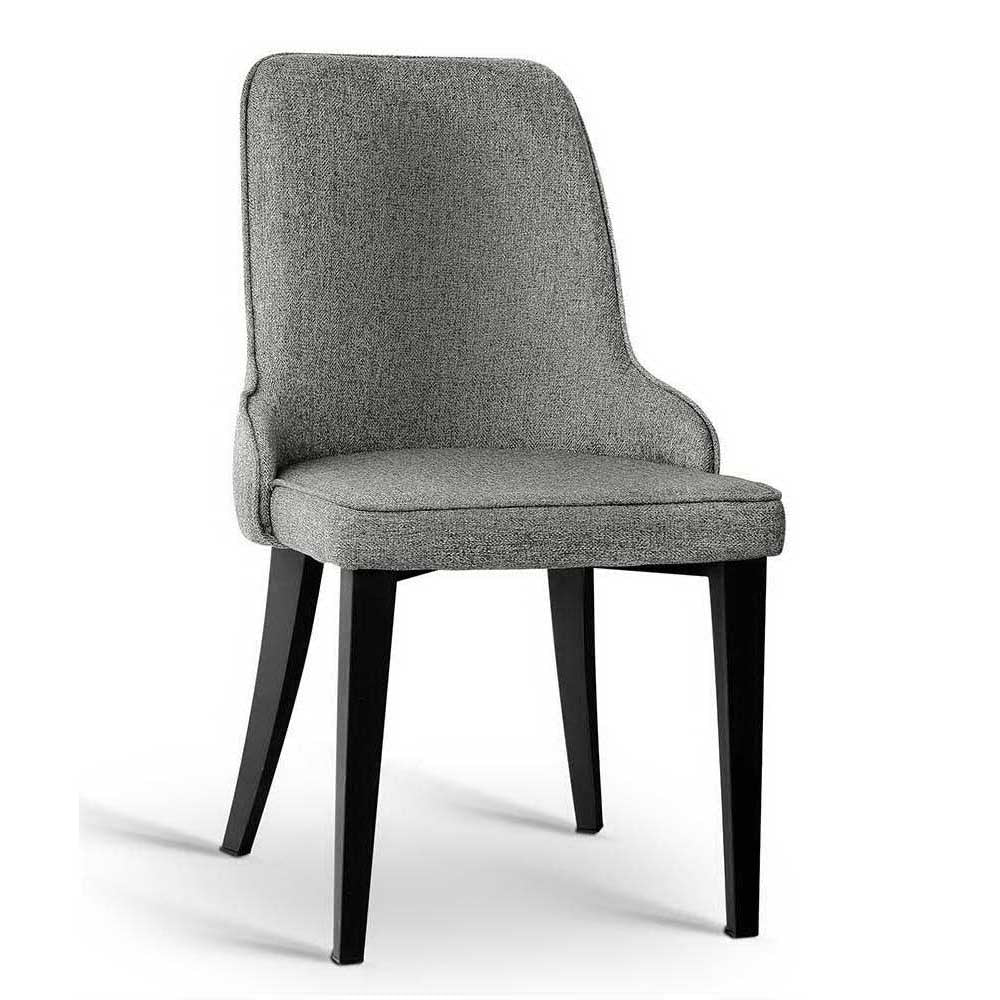 Artiss Set of 2 Fabric Dining Chairs - Grey