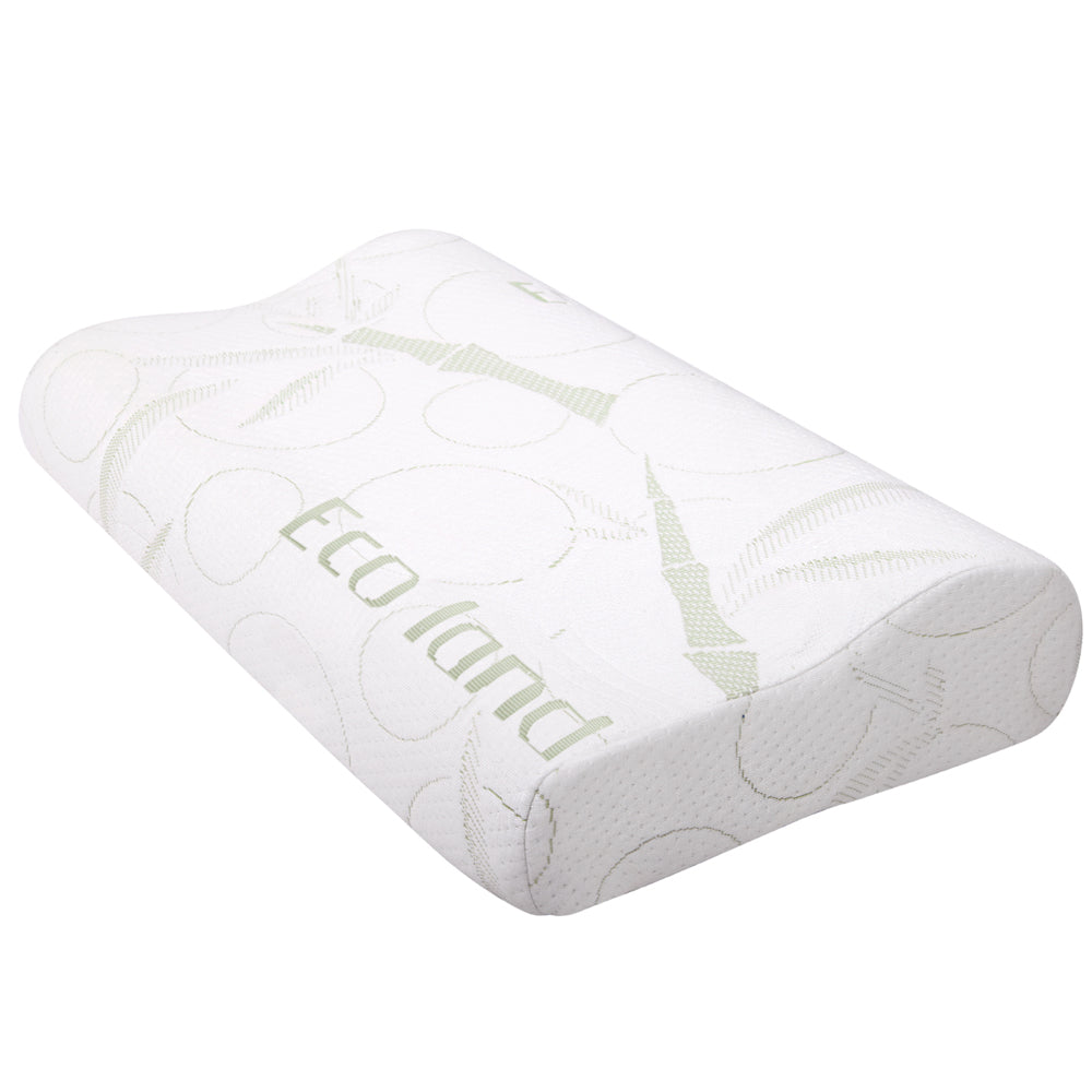 Giselle Bedding Set of 2 Bamboo Pillow with Memory Foam 