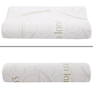 Giselle Bedding Set of 2 Bamboo Pillow with Memory Foam 