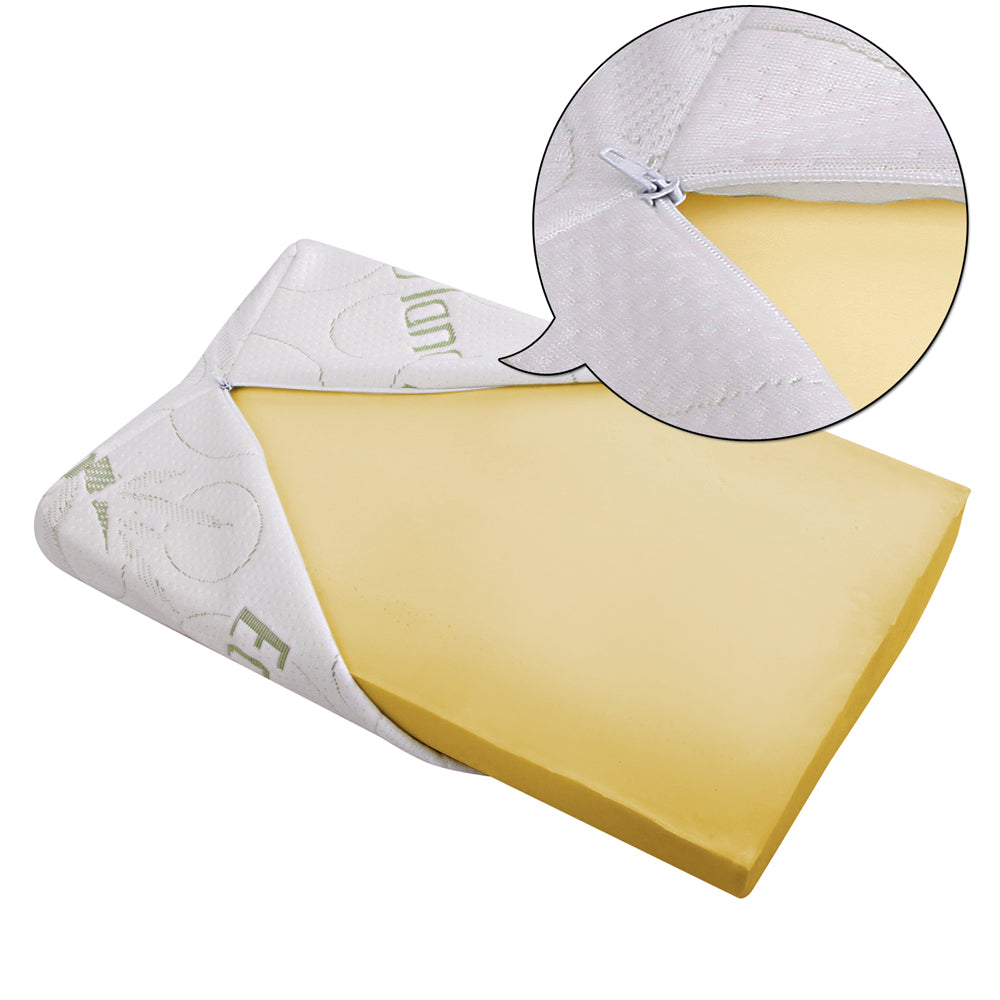 Giselle Bedding Set of 2 Bamboo Pillow with Memory Foam 