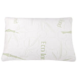 Giselle Bedding Set of 2 Bamboo Pillow with Memory Foam 