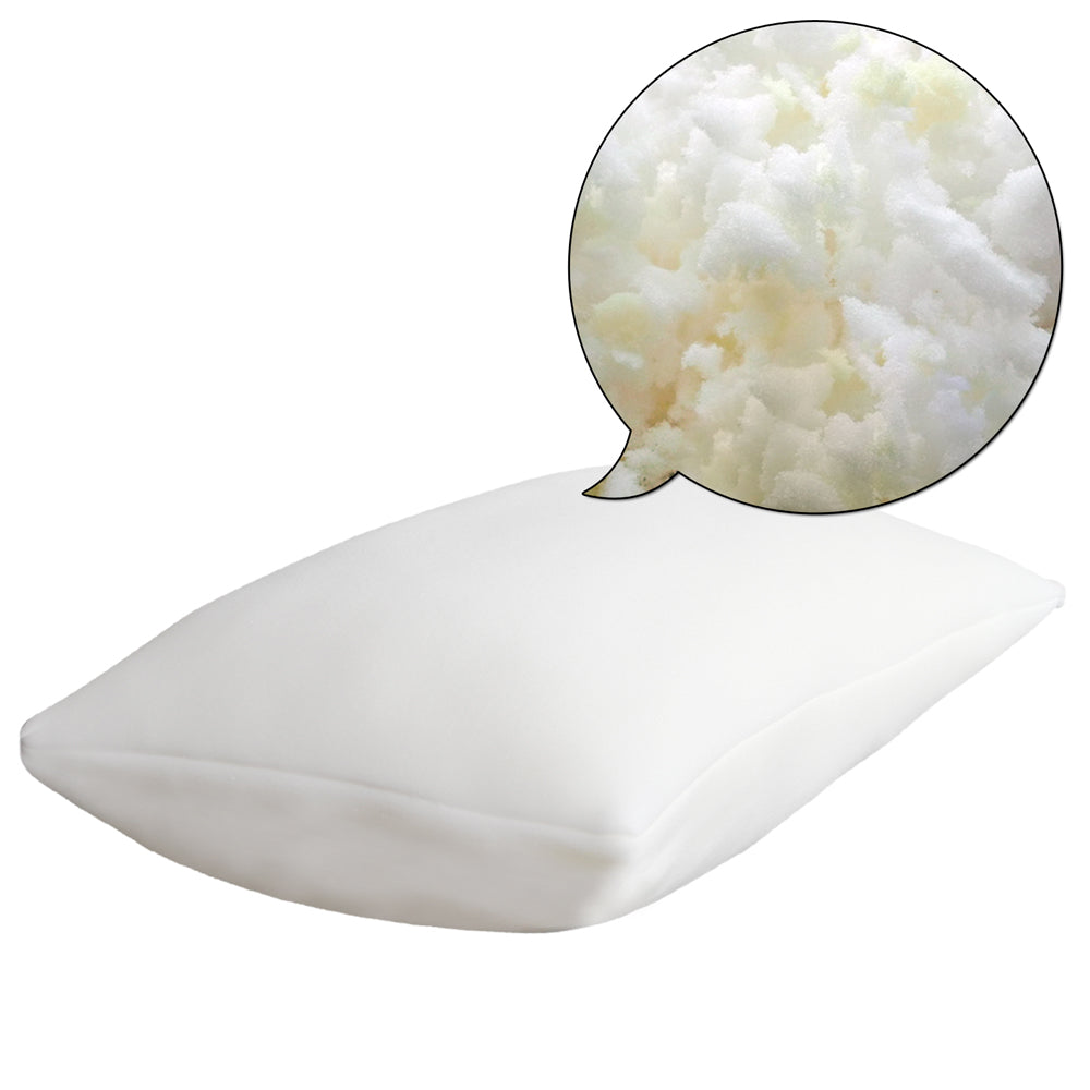 Giselle Bedding Set of 2 Bamboo Pillow with Memory Foam 