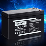 Giantz 12V 7.2Ah SLA Battery AGM Rechargeable Sealed Lead Acid Battery