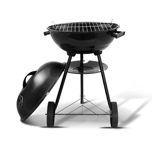 Grillz Charcoal BBQ Smoker Drill Outdoor Camping Patio Wood Barbeque Steel Oven