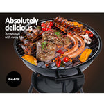 Grillz Charcoal BBQ Smoker Drill Outdoor Camping Patio Wood Barbeque Steel Oven