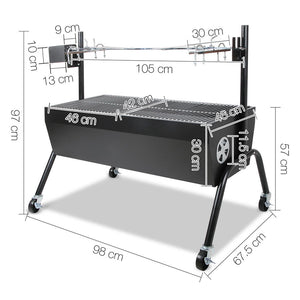 Grillz Portable Electric Spit Roaster & Rotisserie