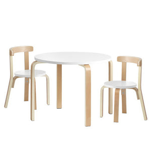 Artiss Kids Table and Chair Set Study Desk Dining Wooden