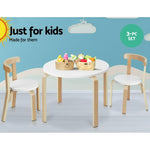 Artiss Kids Table and Chair Set Study Desk Dining Wooden