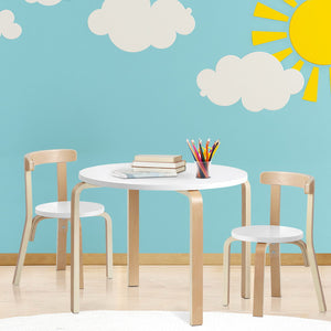 Artiss Kids Table and Chair Set Study Desk Dining Wooden