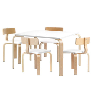 Artiss Kids Table and Chair Set Study Desk Dining Wooden