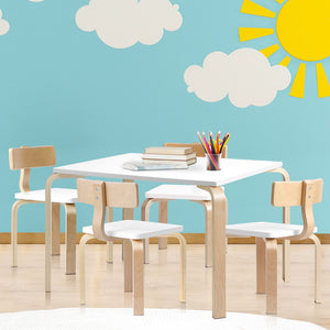 Artiss Kids Table and Chair Set Study Desk Dining Wooden