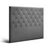 Artiss KING SINGLE Size Bed Head Headboard Bedhead Fabric Frame Base CAPPI Grey
